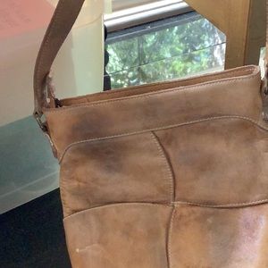 Leather crossbody bag